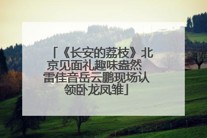 《长安的荔枝》北京见面礼趣味盎然 雷佳音岳云鹏现场认领卧龙凤雏