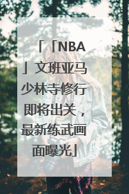 「NBA」文班亚马少林寺修行即将出关，最新练武画面曝光