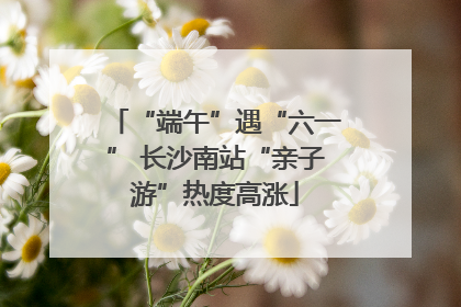 “端午”遇“六一” 长沙南站“亲子游”热度高涨