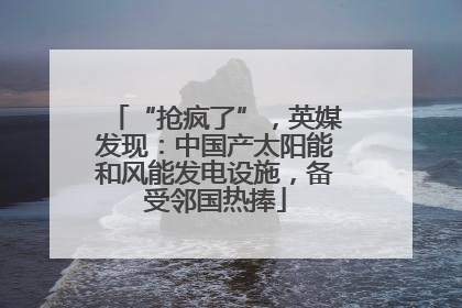 “抢疯了”，英媒发现：中国产太阳能和风能发电设施，备受邻国热捧