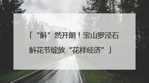 “斛”然开朗！宝山罗泾石斛花节绽放“花样经济”