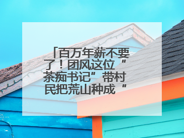 百万年薪不要了！团风这位“茶痴书记”带村民把荒山种成“绿色银行”