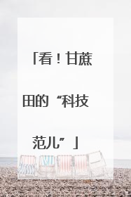 看！甘蔗田的“科技范儿”