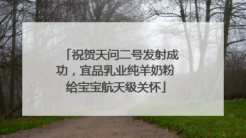 祝贺天问二号发射成功，宜品乳业纯羊奶粉给宝宝航天级关怀