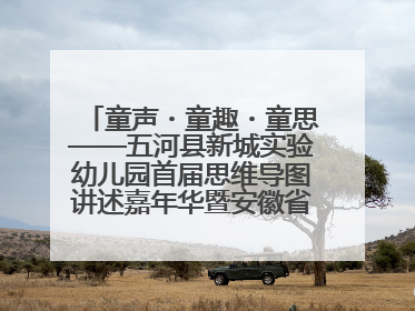 童声・童趣・童思——五河县新城实验幼儿园首届思维导图讲述嘉年华暨安徽省学前教育教研基地园项目阶段性成果展示活动