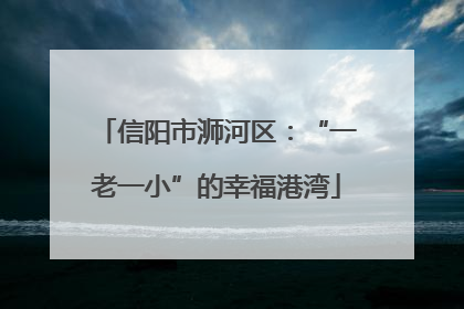 信阳市浉河区：“一老一小”的幸福港湾