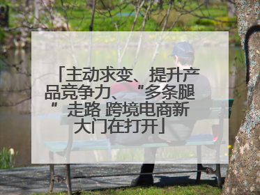 主动求变、提升产品竞争力、“多条腿”走路 跨境电商新大门在打开