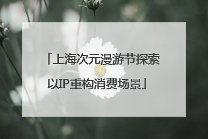 上海次元漫游节探索以IP重构消费场景