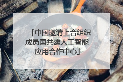 中国邀请上合组织成员国共建人工智能应用合作中心
