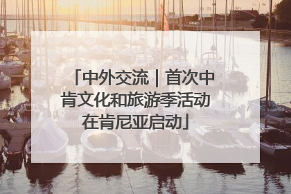 中外交流｜首次中肯文化和旅游季活动在肯尼亚启动