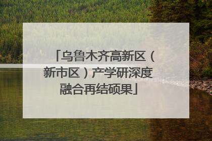 乌鲁木齐高新区（新市区）产学研深度融合再结硕果