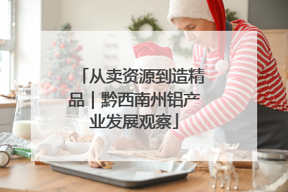 从卖资源到造精品｜黔西南州铝产业发展观察