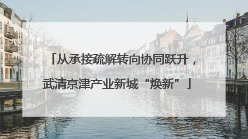 从承接疏解转向协同跃升，武清京津产业新城“焕新”