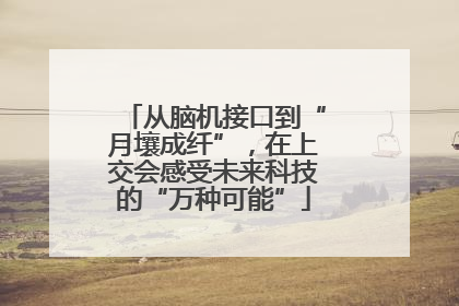 从脑机接口到“月壤成纤”，在上交会感受未来科技的“万种可能”