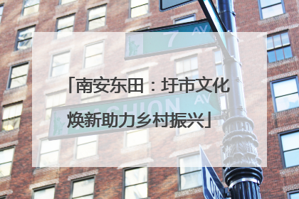 南安东田：圩市文化焕新助力乡村振兴