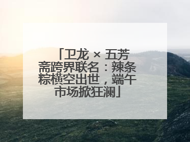 卫龙 × 五芳斋跨界联名：辣条粽横空出世，端午市场掀狂澜