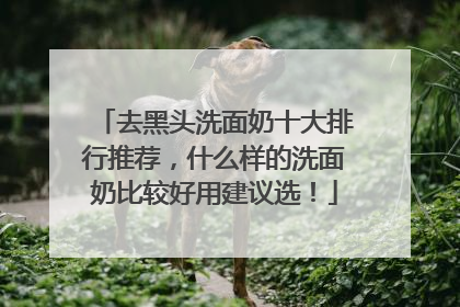 去黑头洗面奶十大排行推荐，什么样的洗面奶比较好用建议选！