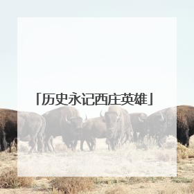 历史永记西庄英雄