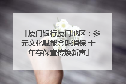 厦门银行厦门地区：多元文化赋能金融消保 十年存保宣传焕新声