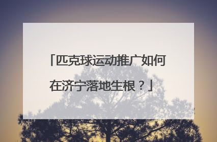 匹克球运动推广如何在济宁落地生根？