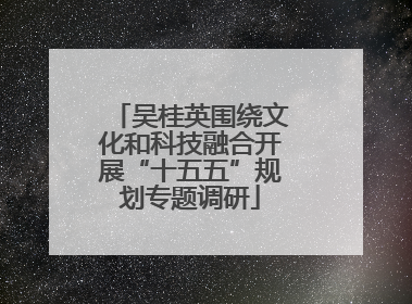 吴桂英围绕文化和科技融合开展“十五五”规划专题调研