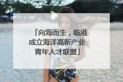 向海而生，临港成立海洋高新产业青年人才联盟