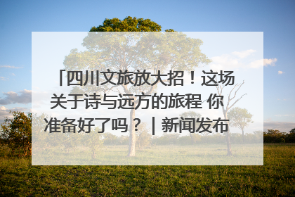 四川文旅放大招！这场关于诗与远方的旅程 你准备好了吗？｜新闻发布最前线·深一度