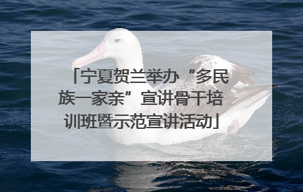宁夏贺兰举办“多民族一家亲”宣讲骨干培训班暨示范宣讲活动