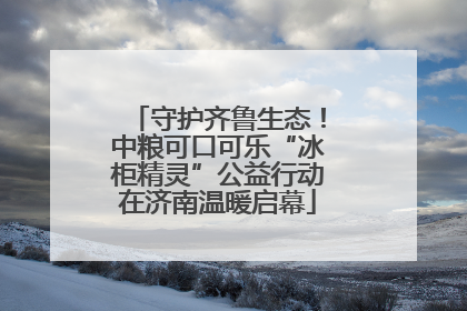 守护齐鲁生态！中粮可口可乐“冰柜精灵”公益行动在济南温暖启幕