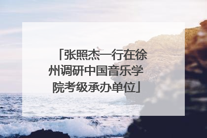 张照杰一行在徐州调研中国音乐学院考级承办单位
