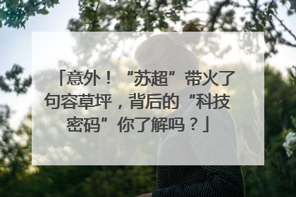 意外！“苏超”带火了句容草坪，背后的“科技密码”你了解吗？