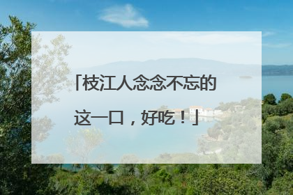 枝江人念念不忘的这一口，好吃！