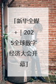 新华全媒+｜2025全球数字经济大会开幕