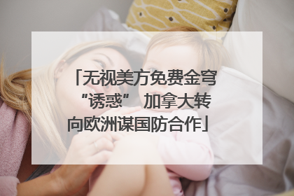 无视美方免费金穹“诱惑” 加拿大转向欧洲谋国防合作