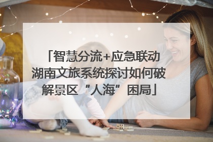 智慧分流+应急联动 湖南文旅系统探讨如何破解景区“人海”困局