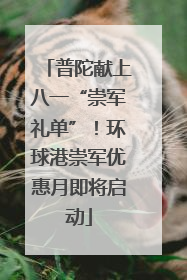 普陀献上八一“崇军礼单”！环球港崇军优惠月即将启动