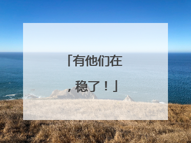 有他们在，稳了！