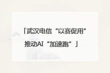 武汉电信“以赛促用”推动AI“加速跑”