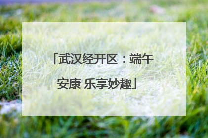 武汉经开区：端午安康 乐享妙趣