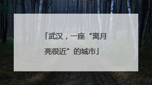 武汉，一座“离月亮很近”的城市