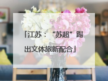 江苏：“苏超”踢出文体旅新配合