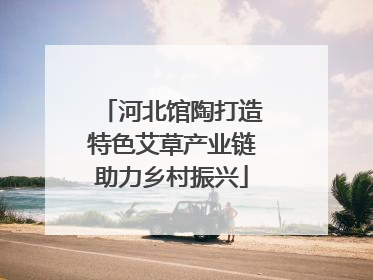 河北馆陶打造特色艾草产业链助力乡村振兴