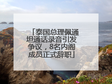 泰国总理佩通坦通话录音引发争议，8名内阁成员正式辞职
