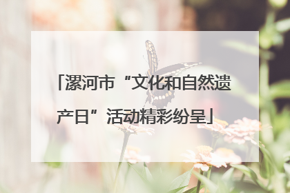 漯河市“文化和自然遗产日”活动精彩纷呈