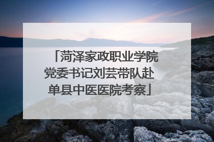 菏泽家政职业学院党委书记刘芸带队赴单县中医医院考察