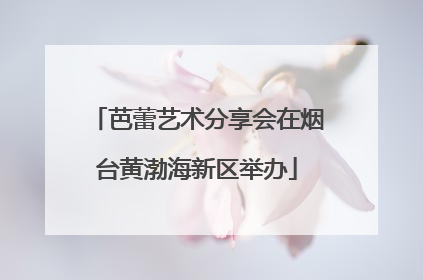 芭蕾艺术分享会在烟台黄渤海新区举办