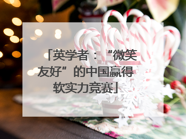 英学者：“微笑友好”的中国赢得软实力竞赛