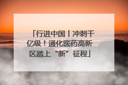 行进中国丨冲刺千亿级！通化医药高新区踏上“新”征程