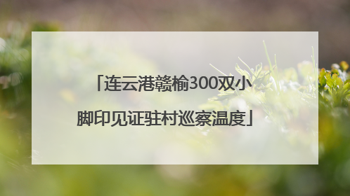 连云港赣榆300双小脚印见证驻村巡察温度