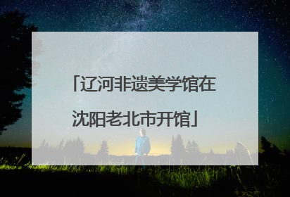 辽河非遗美学馆在沈阳老北市开馆